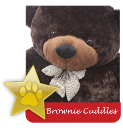 Brownie Cuddles famous giant teddy bear