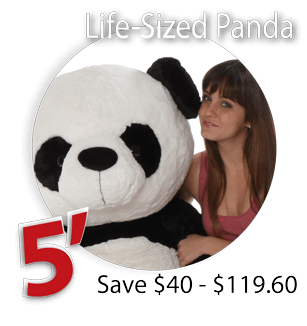 5 ft panda bear