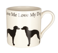 Mug Love Me Love My Dog - Long dog standing
