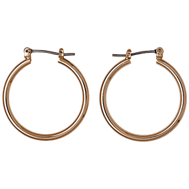 Pilgrim Hoop Earrings Rose Gold Plated 601534003