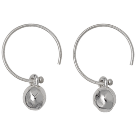 Pilgrim Orb Drop Earrings Silver Plated 151526003