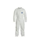 DUPONT TYVEK COVERALL ZIP FRONT LARGE TY120S-L