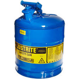 JUSTRITE 5 GAL BLUE (KEROSENE) TYPE I SAFETY CAN - 7150300