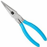 CHANNELLOCK 8" LONG NOSE PLIER WITH SIDE CUTTER - 317