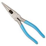 CHANNELLOCK 8.38" LONG NOSE PLIER WITH SIDE CUTTER - 318