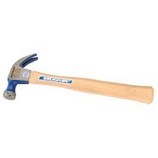 VAUGHN 20 OZ CURVED CLAW HAMMER WITH HICKORY HANDLE - S20