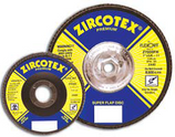 FLEXOVIT 6" X 7/8 ZIRCOTEX  FLAP DISC 60 GRIT 10/BX Z6035F