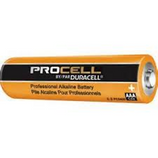 Duracell Procell "AAA" Alkaline Battery

Thanks to high quality manufacturing and materials, including Super Conductive Graphite technology in the cathode, Procell batteries provide long-lasting power and outstanding performance. Each battery is tested for voltage and leakage before release to ensure dependable power – even after up to seven years of storage. And they can operate in temperature extremes from -4°F to 130°F. With unparalleled performance that matches the Duracell Coppertop batteries, but with lower costs because of bulk packaging and lower advertising costs, the Duracell Procell batteries are an easy choice. Made in the USA!