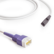Nellcor Compatible OxiMax Ear Clip SpO2 Sensor OxiMax DB9 9 Pin Connector 10 ft. / 3M Cable