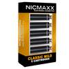 Five Pack of NICMAXX Classic Mild  *PG Electronic Cigarette Cartridges

The Classic Mild is a full flavor premium rechargeable electronic cigarette with the look, feel, flavor and nicotine delivery of a traditional Light, filtered, full flavored, Cigarette, but without the tobacco smoke. Instead it emits a flavorful but odorless vapor. It provides everything you like about smoking without the things you don't. No tobacco smoke or cigarette smell.