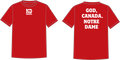 God , Canada , Notre Dame t shirt