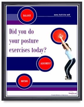 Posture Exercise Sign