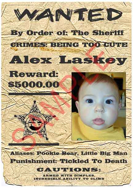  Fake "Wanted" Poster, Old West Style