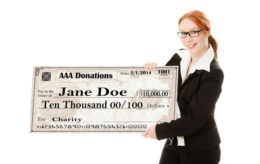 Choose Your Own Image Personalized Giant Check