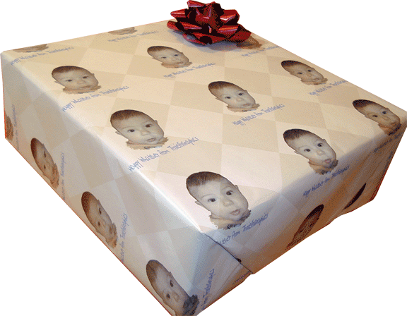 customized gift wrap