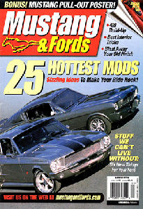 Mustang Fords Issue Mar 2004