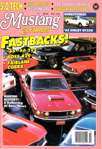 Mustang & Fords Issue July 1992