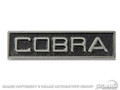 Cobra Emblem, 68 Fender/69-70 Fastback Roof