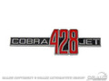 69-70 GT500 428 Cobra Jet Fender Emblem
