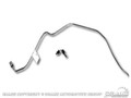 67 Stainless Steel Front To Rear Brake Line (front Drum, Before 2/1/67)