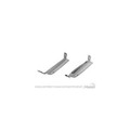 67-68 Rear Bumper Guards, Chrome - Drake