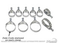 Hose Clamp Set (6 Cyl, Stamped With "4/66")