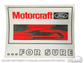 Motorcraft For Sure Gt40 Decal