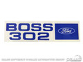 Boss 302 Valve Cover Decal