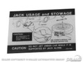 69-70 Jack Instr.(styled Wheel
