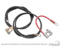 68-69 Battery Cable Set, 6 Cylinder, Concours