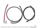 68-69 Battery Cable Set, V8, Concours
