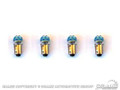 64-68 Instrument Panel LED Replacement Bulbs (blue 1895, Set Of 4)