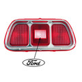 71-73 Tail Light Lens and Bezel - Drake