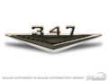 64-66 "347" Fender Emblem