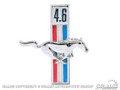 67-68 "4.6" Running Horse Fender Emblem (rh)