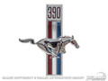 67-68 "390" Running Horse Fender Emblem (rh)