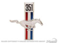 67-68 "351" Running Horse Fender Emblem (rh)