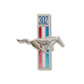 68 "302" Running Horse Fender Emblem (rh) - Drake