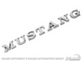 65-72 Mustang Trunk Letter Emblem Set