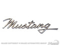 68 "mustang" Script Fender Emblem