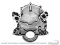 66-73 Timing Chain Cover, 289/302/351W, Cast Iron Water Pump