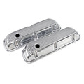 64-73 Mustang Cal Custom Style Finned Aluminum Valve Covers, V8 289/302/351W - Drake