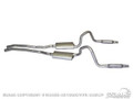 64-66 Exhaust System, 6 Cylinder, 1.75"
