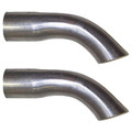 65-66 Exhaust Tips, Downturned, 2" to 1.88" - Drake