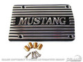 A/c Compressor Cover Mustang (polished)
