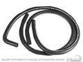 67 Concours Heater Hose (with A/c, White Stripe)
