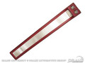 67 Mustang Overhead Console, Red