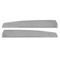 67 Deluxe Door Panel Inserts (brushed Aluminum With Correct Polished Raised Bead & Mounting Spikes W/out Hole) - Drake