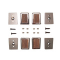 68 Deluxe Door Pull End Cap Kit - Drake