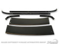 67-68 Mustang Fastback Rear Roof Molding Set
